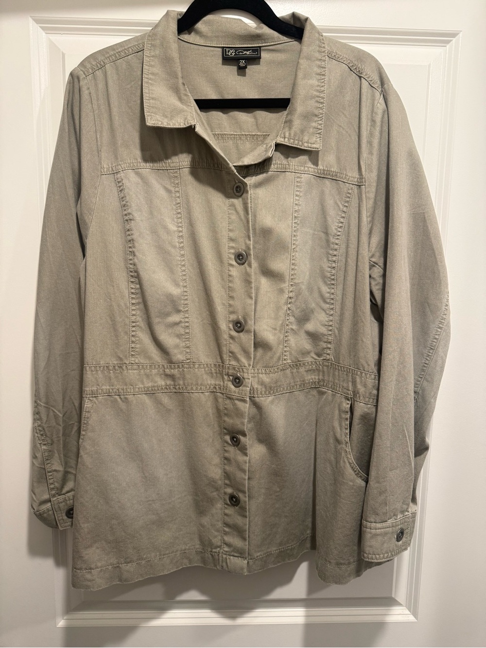 Diane Gilman Women's Light Army Green Utility Jacket
